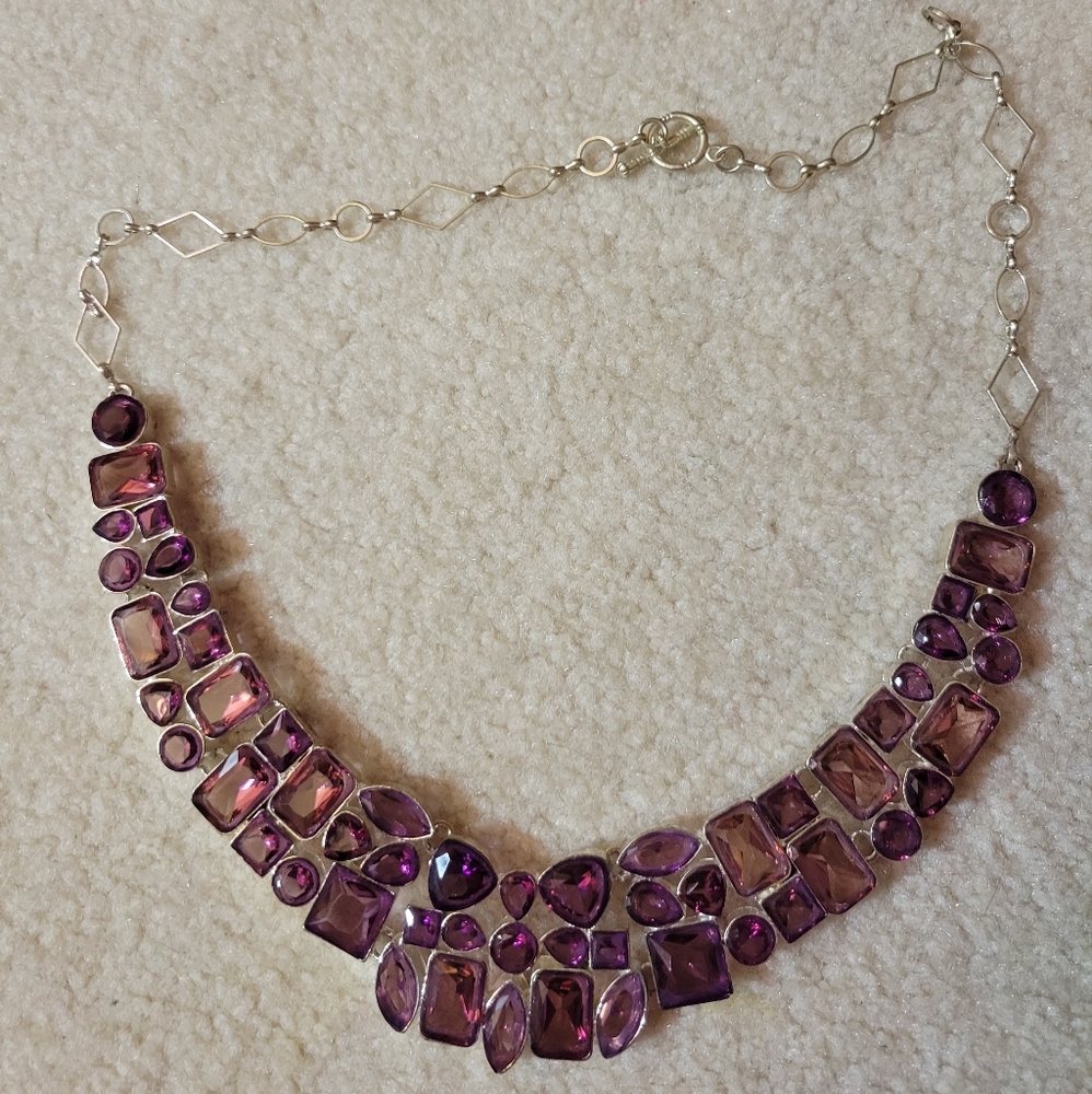 Purple Chunky Necklace